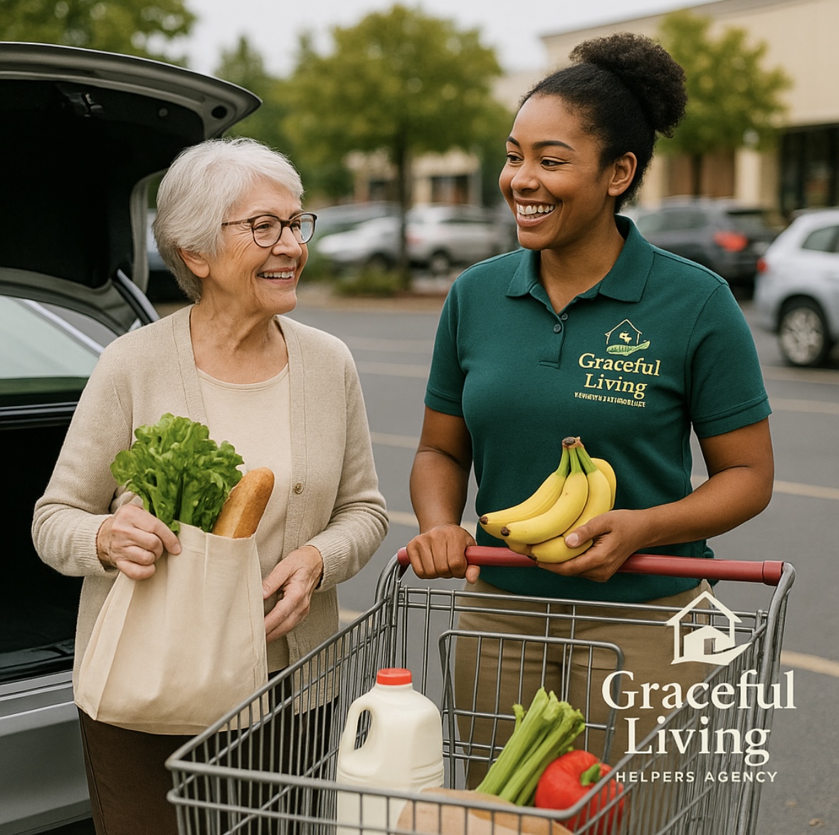 Staff Talking and Caring
