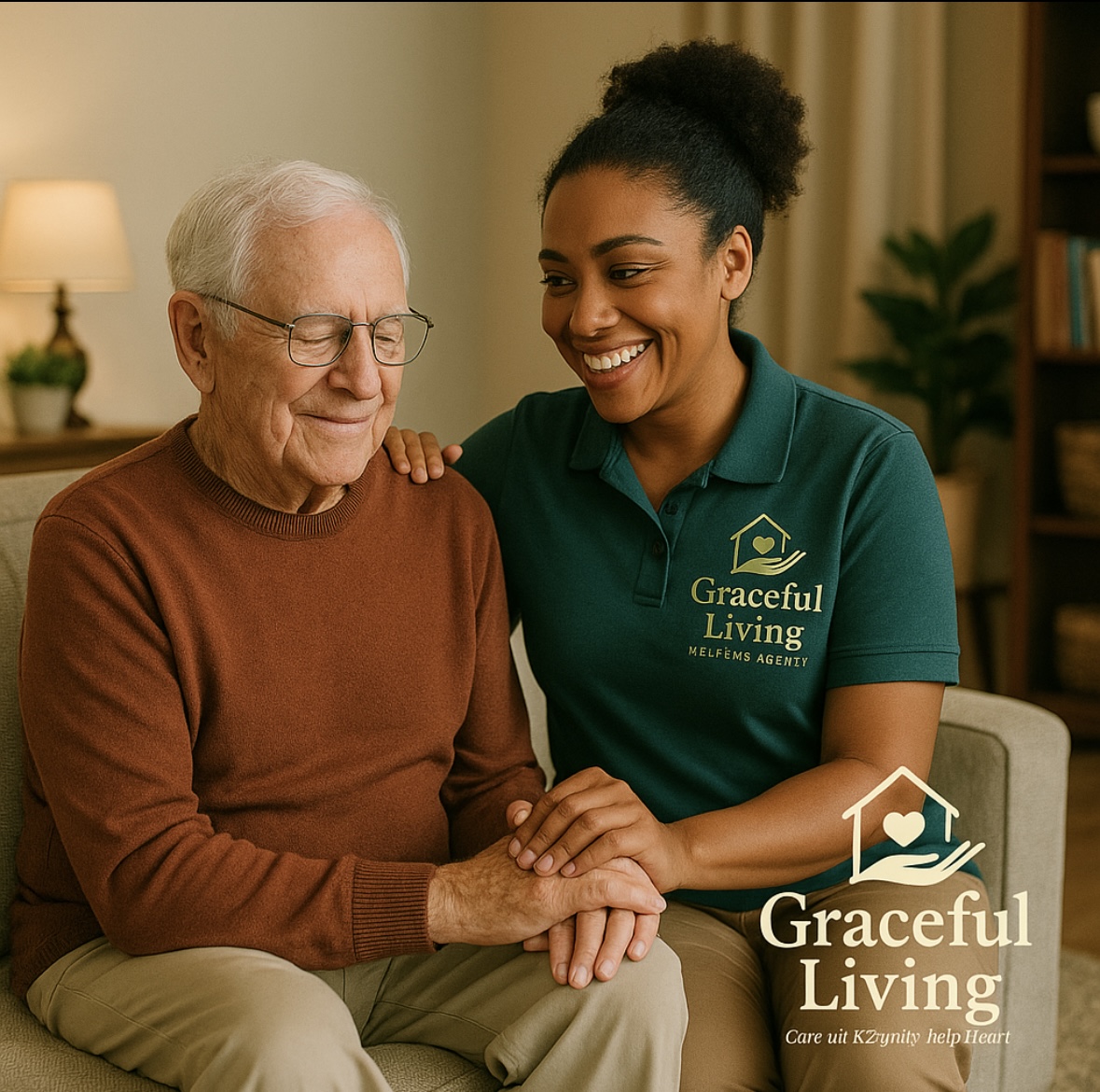 Caring staff and patient