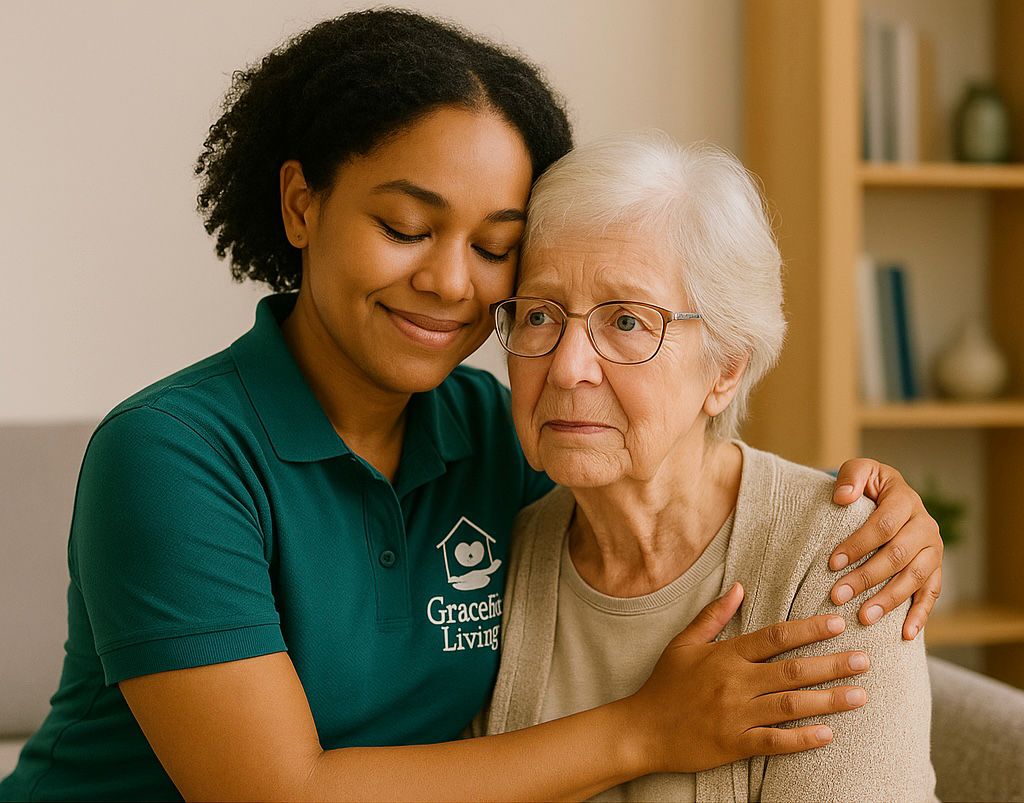 Staff Talking and Caring