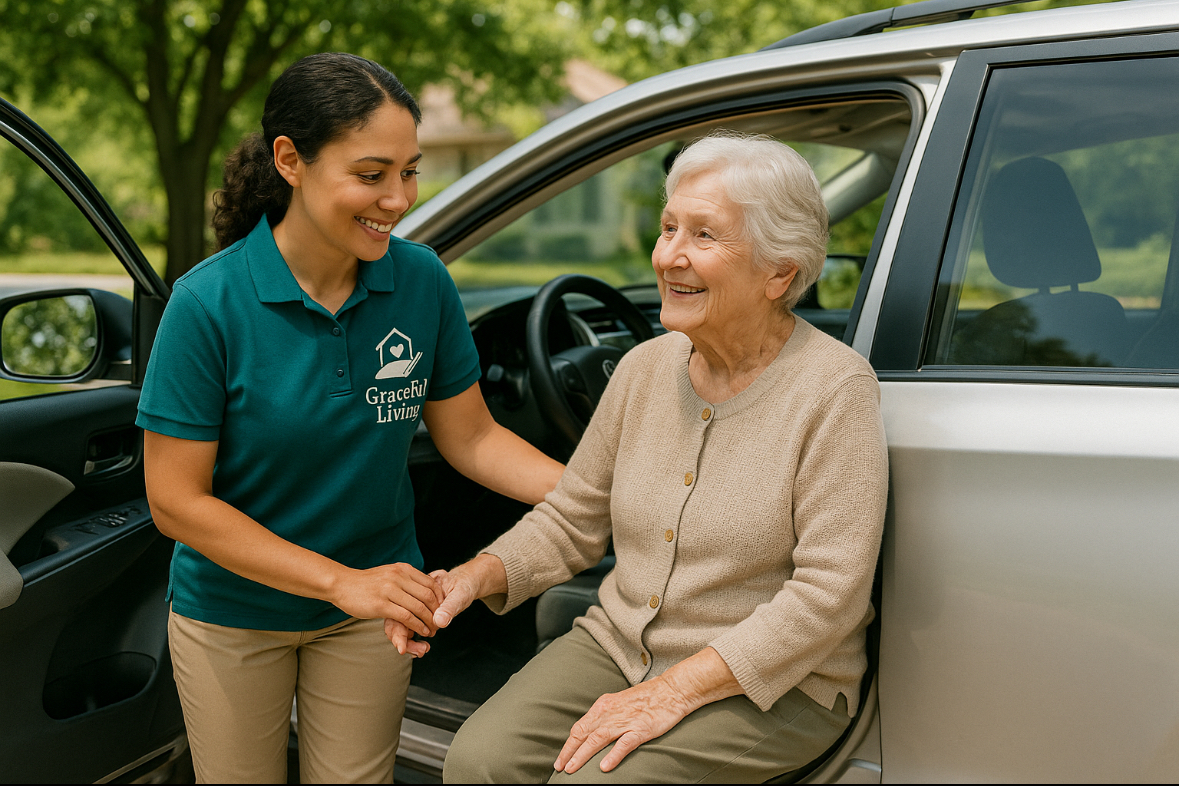 Staff Talking and Caring